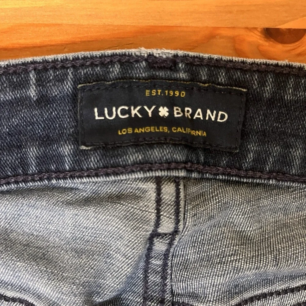 Lucky Brand jeans men's 32X31 blue denim 110 Skinny medium wash stretch